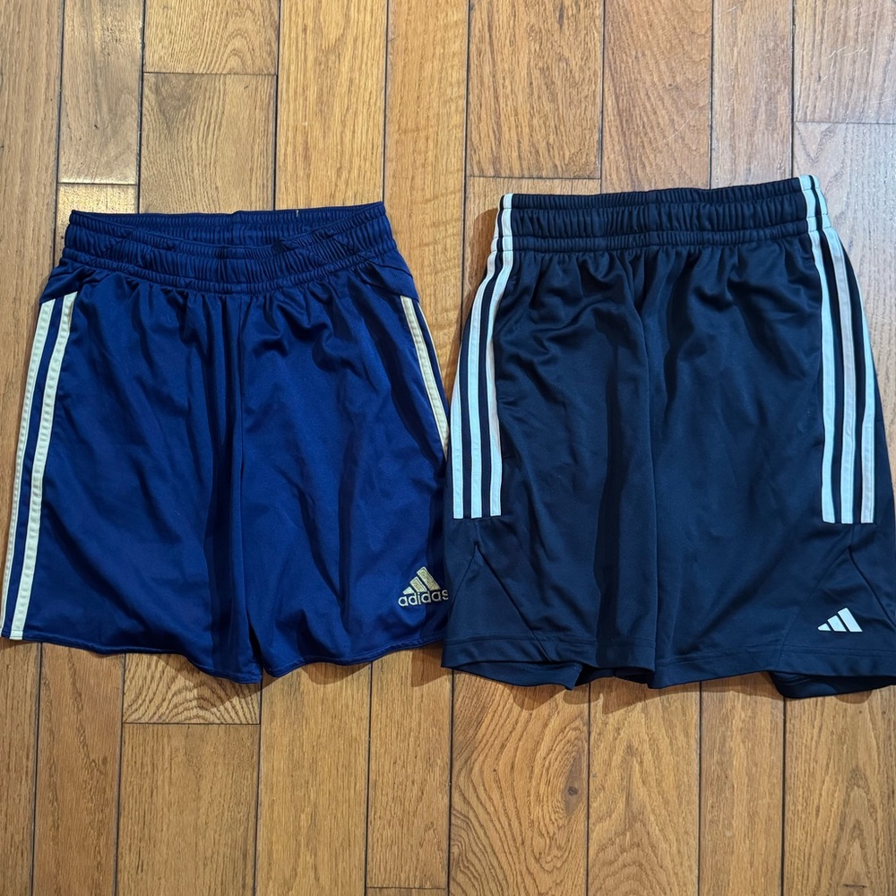 Adidas Navy and Black Shorts Set - Size S